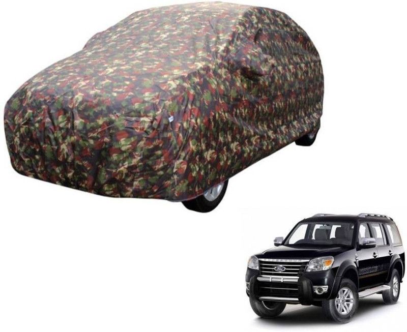 Millionaro Car Cover For Ford Endeavour (With Mirror Pockets)  (Multicolor)