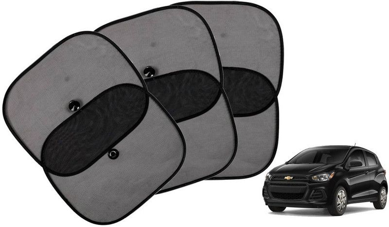 Riderscart Side Window Sun Shade For Chevrolet  (Black)