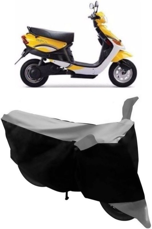 SHIVRAT Two Wheeler Cover for Indus  (Yo Style, Grey, Black)