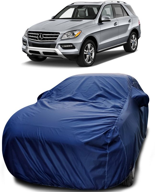 MoTRoX Car Cover For Mercedes Benz ML350 (With Mirror Pockets)  (Blue)
