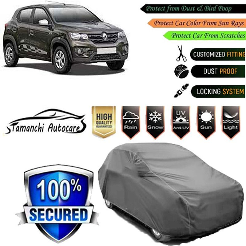 Tamanchi Autocare Car Cover For Renault Kwid  (Grey)