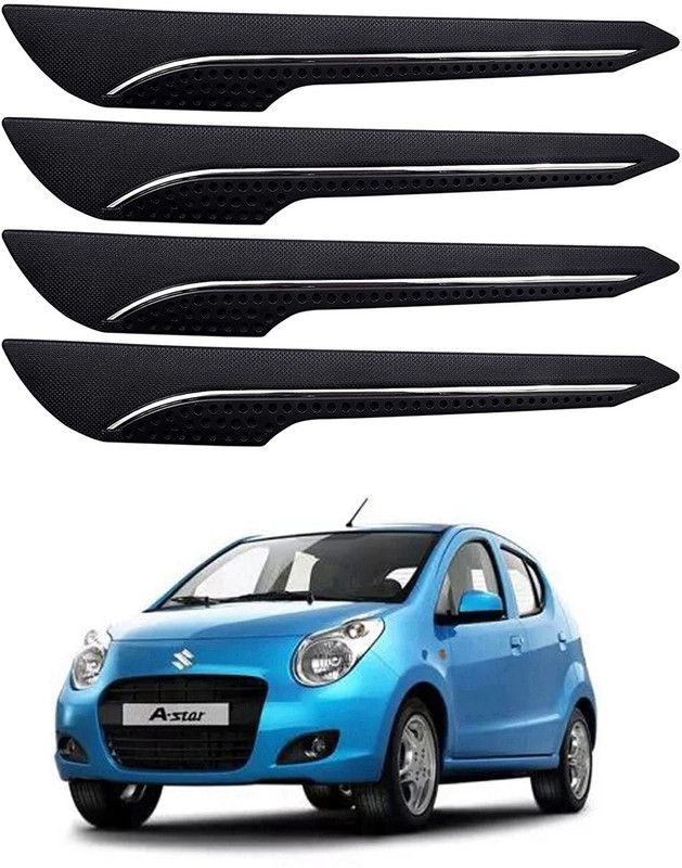 Oshotto Rubber Car Bumper Guard  (Black, Pack of 4, Maruti, A-Star)