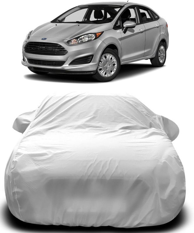 ENTIRELY ELITE Car Cover For Ford Fiesta Sport (With Mirror Pockets)  (Silver)
