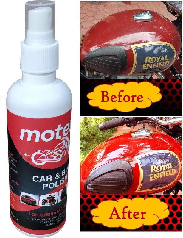 MOTEXO Liquid Car Polish for Chrome Accent, Windscreen, Metal Parts, Leather, Headlight, Exterior, Dashboard, Bumper  (200 ml, Pack of 1)