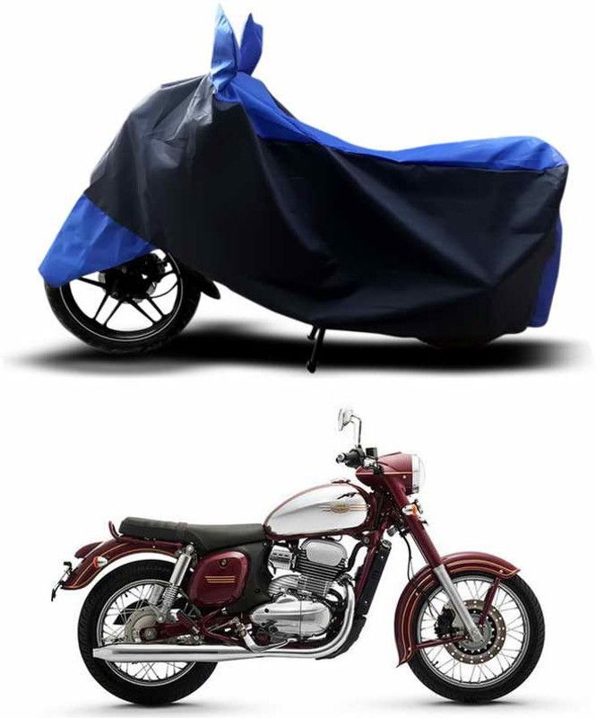 SEBOMGO Waterproof Two Wheeler Cover for Universal For Bike  (Blue, Black)