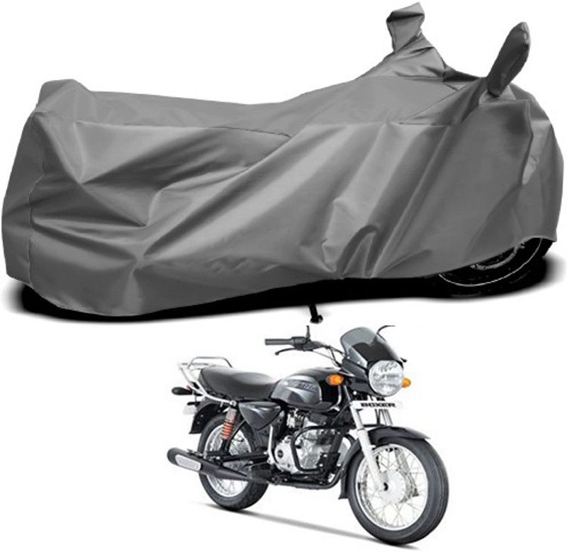 APNEK Waterproof Two Wheeler Cover for Bajaj  (Boxer, Grey)