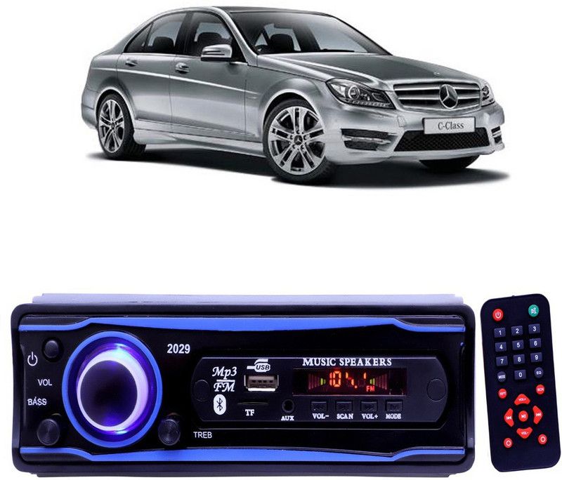 Purpleheart Blue 2029 USB/AUX/SD/BLUETOOTH/FM/MP3 BOOM MASTER STANDARD- P372 Car Stereo  (Single Din)