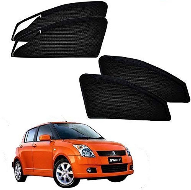 RAKRISH COLLECTION Rear Window, Side Window Sun Shade For Maruti Suzuki Swift  (Black)