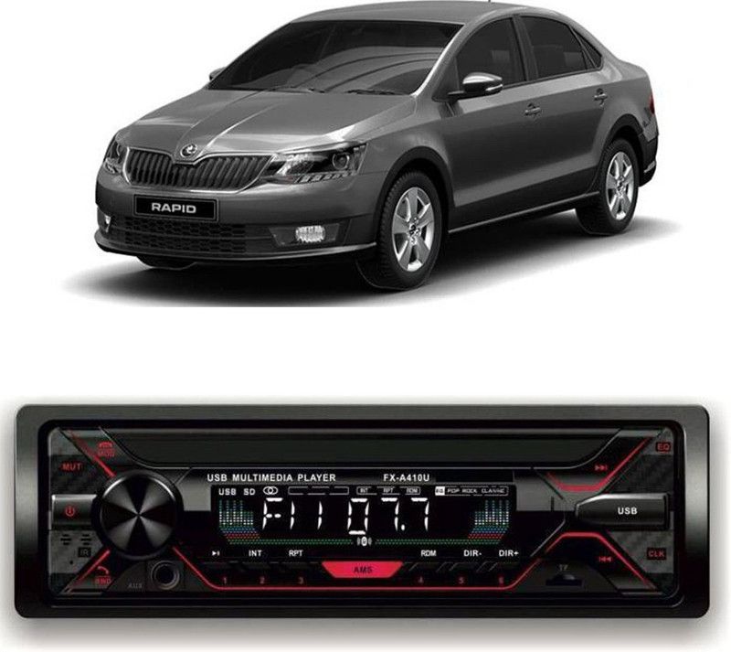 Genipap Car Stereo FX- A100U Car Stereo with Bluetooth, USB, SDCard , Aux G-496 Car Stereo  (Single Din)