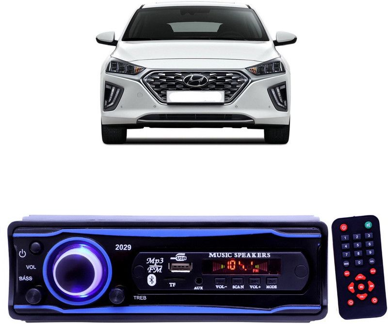 YUNEIK Blue Stereo-999 BLUETOOTH/USB/SD/AUX/FM/MP3 (BLUE & Black)Y-189 Car Stereo  (Single Din)