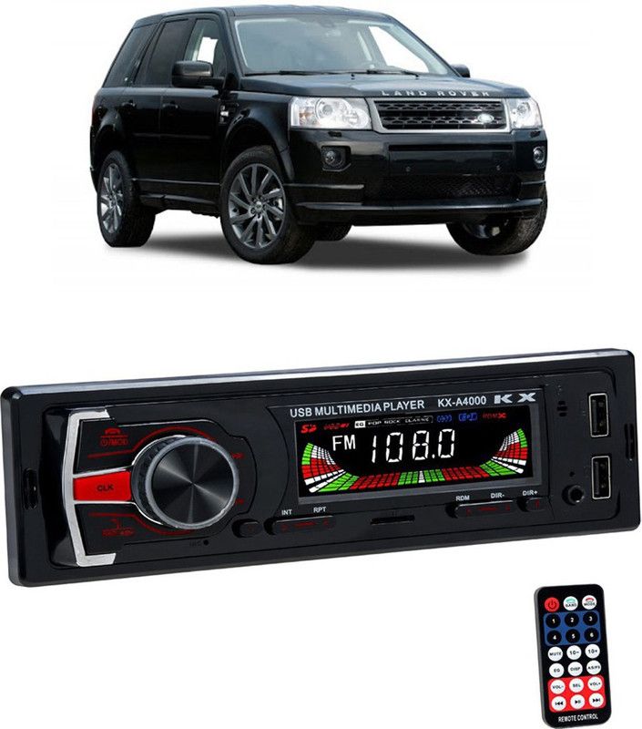 JBRIDERZ KX-A4000 with AUX/Bluetooth/USB/ MP3 E 246 Car Stereo  (Single Din)