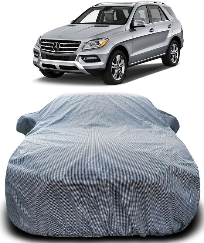 ARN Car Cover For Mercedes Benz ML350 (With Mirror Pockets)  (Black, White)