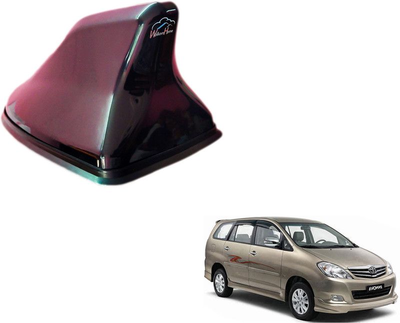 WolkomHome High performance Shark Fin Antenna Black color Car FM Radio Signal Aerials for Innova 2005-2012 Sfin_Black_ Satellite Vehicle Antenna