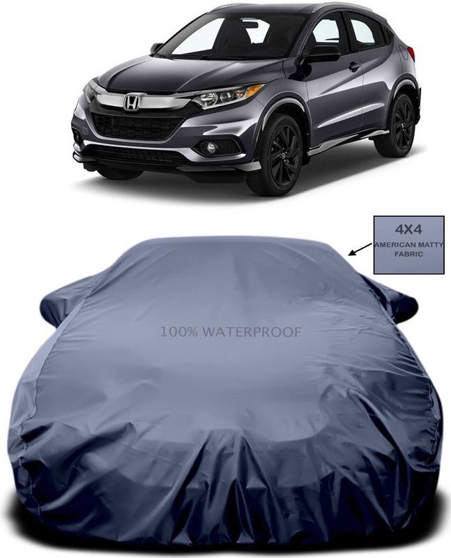 AUTOGARH Car Cover For Honda HR-V (With Mirror Pockets)  (Grey)