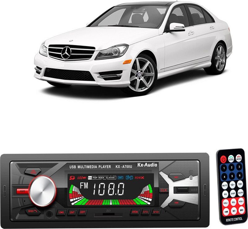 JBRIDERZ KX-A700U BLUETOOTH/USB/SD/AUX/FM/MP3 with Phone Caller Id Receiver B 373 Car Stereo  (Single Din)