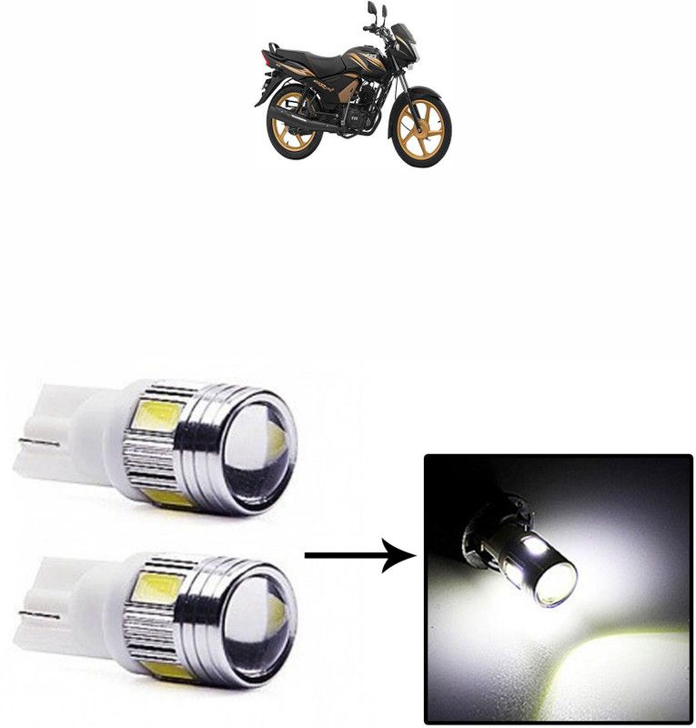 Vagary SOLID STRUCTUTE,STANDARD BASE SUPER BRIGHT PARKING/LICENSE PLATE LIGHT-213 Back Up Lamp Motorbike LED for TVS (12 V, 18 W)  (Star City, Pack of 2)