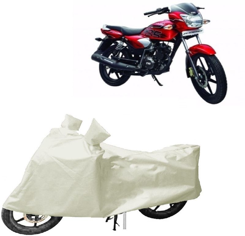 MoTRoX Two Wheeler Cover for Yamaha  (FZ, White)