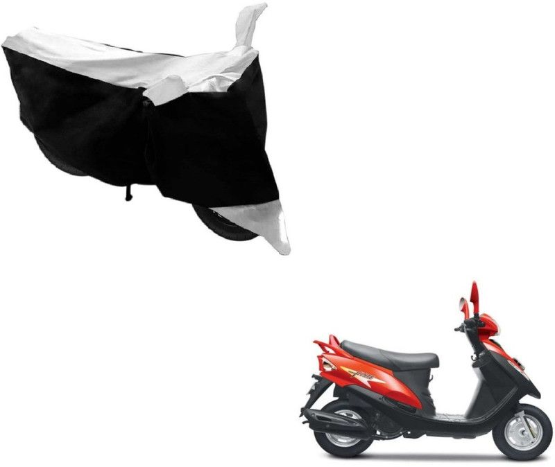 AUTYLE Two Wheeler Cover for Mahindra  (Flyte, Black, White)