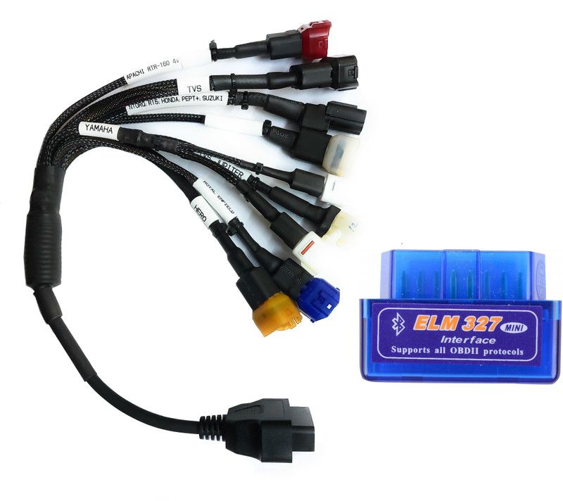 GADGET DEALS OBD-II (OBD2) 16 pin Smart MultiPin Converter Cable 9 Types With OBD Adapter OBD Reader