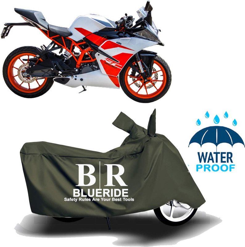 BLUERIDE Two Wheeler Cover for KTM  (RC 200, Green)