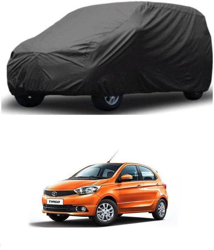 arneja trading company Car Cover For Tata Tiago (Without Mirror Pockets)  (Grey)