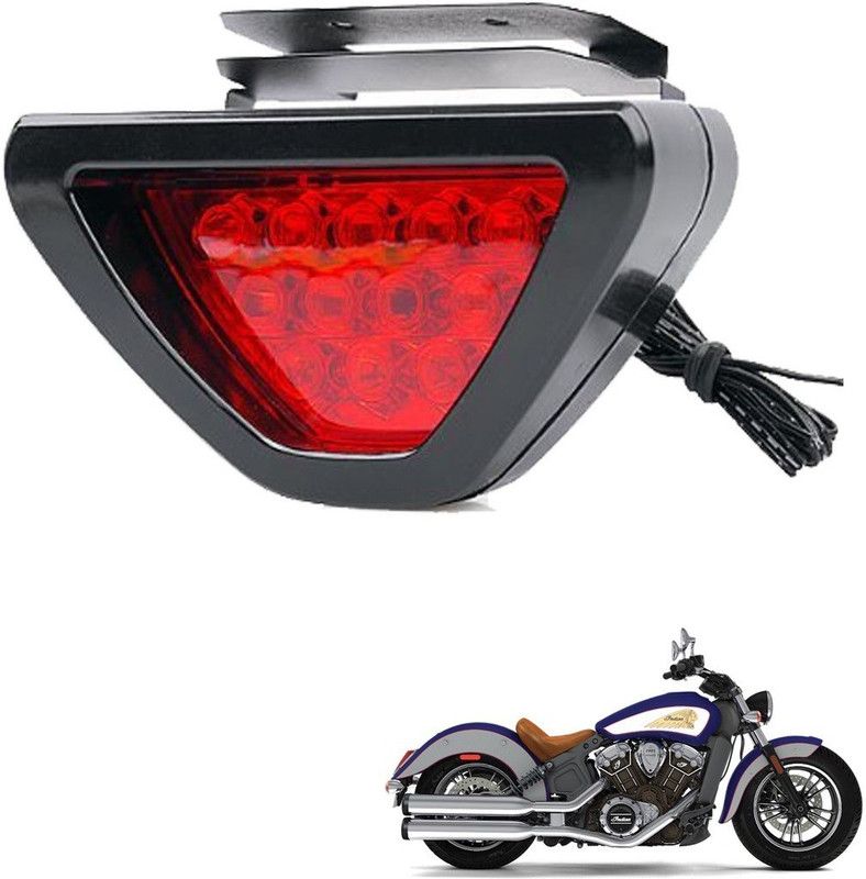 KOZDIKO Triangular RB81 Brake Light Motorbike LED for Indian (12 V, 55 W)  (Star HLX 100, Pack of 1)