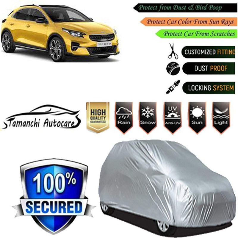 Tamanchi Autocare Car Cover For Kia Universal For Car  (Silver)