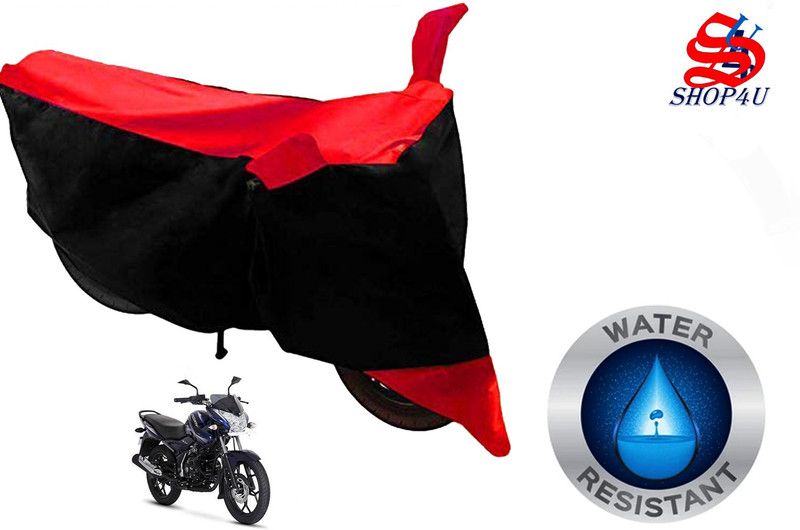 SHOP4U Two Wheeler Cover for Bajaj  (Discover 150 s, Red)