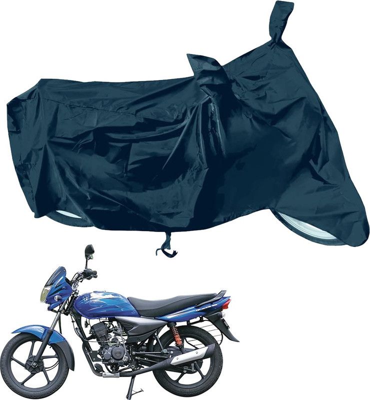 RiderShine Waterproof Two Wheeler Cover for Bajaj  (Platina 125, Black)