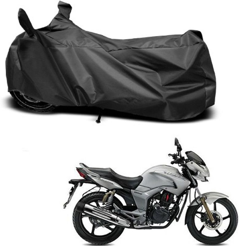 THE REAL ARV Waterproof Two Wheeler Cover for Hero  (Hunk, Black)