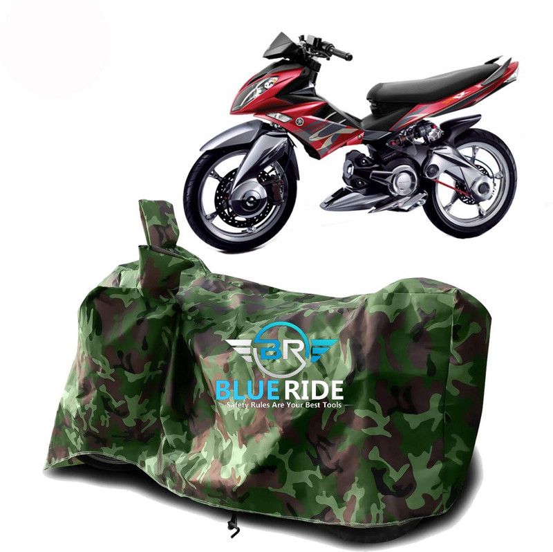 BLUERIDE Two Wheeler Cover for Yamaha  (X1, Green)