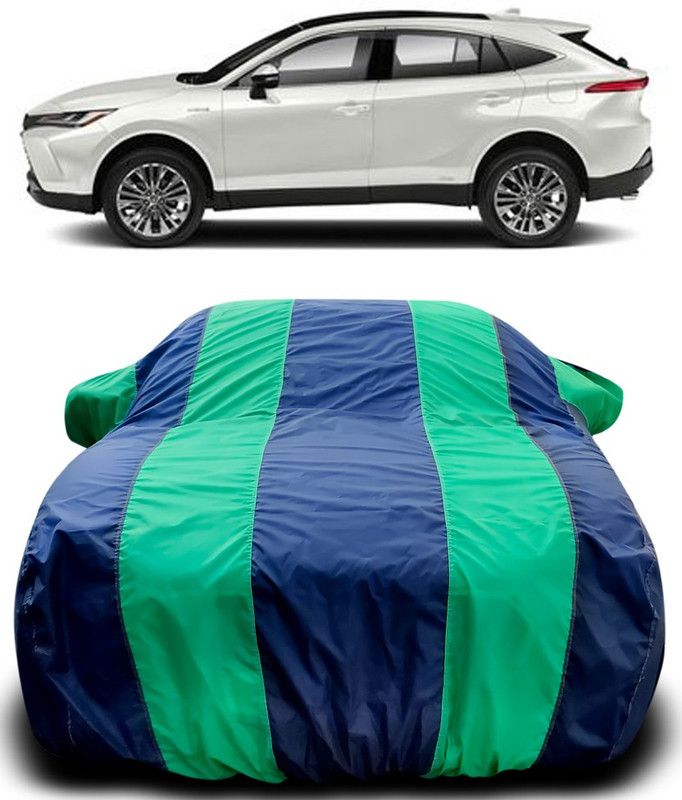 THE REAL ARV Car Cover For Toyota Venza (With Mirror Pockets)  (Blue, Green)