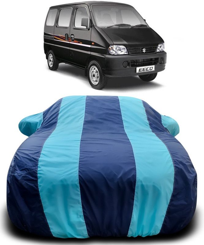 SUNONA Car Cover For Maruti Suzuki Eeco (With Mirror Pockets)  (Blue, Blue)