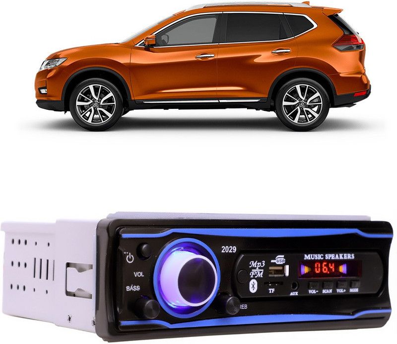 Bluedrum Blue Stereo-999 BLUETOOTH/USB/SD/AUX/FM/MP3 (BLUE & Black)-457 Car Stereo  (Single Din)