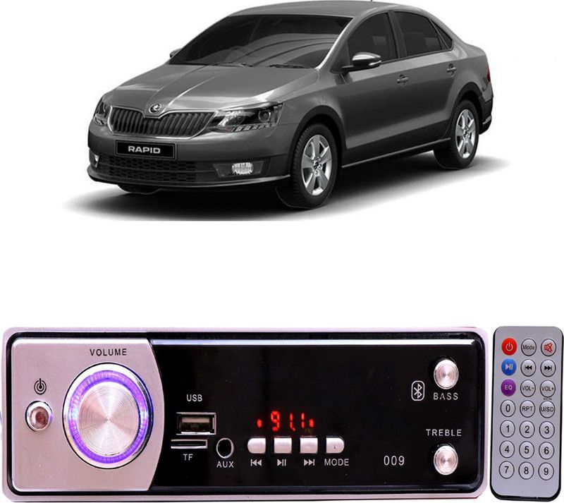 Dvis Silver009 BLUETOOTH/USB/SD/AUX/FM/MP3 Car Stereo ( Single Din) D-664 Car Stereo  (Single Din)