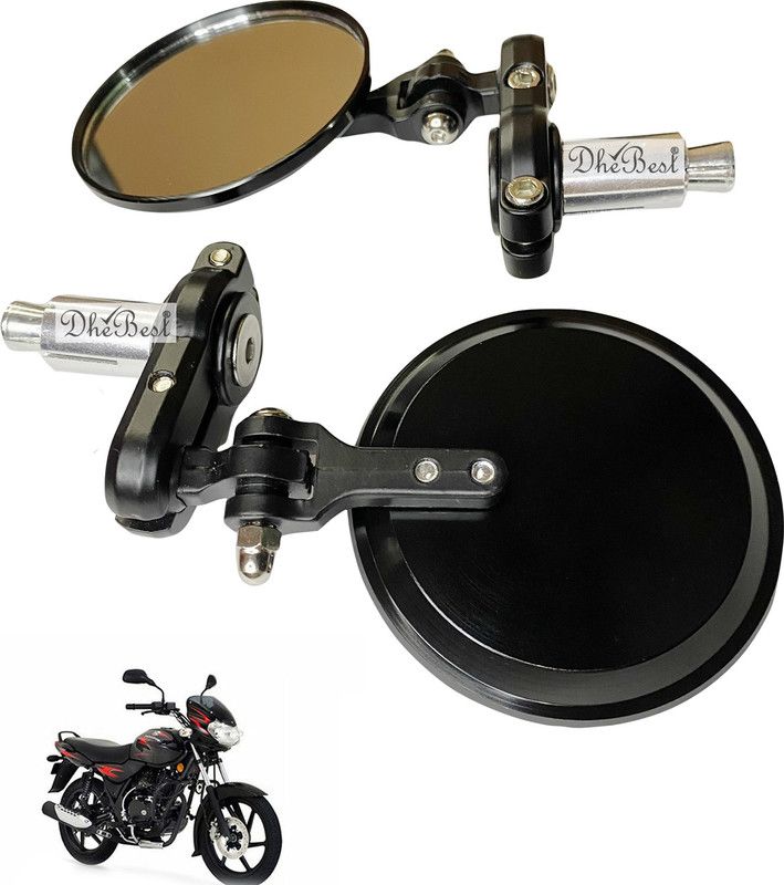 Dhe Best Manual Rear View Mirror For Bajaj Discover 125 DTS-i  (Left, Right)