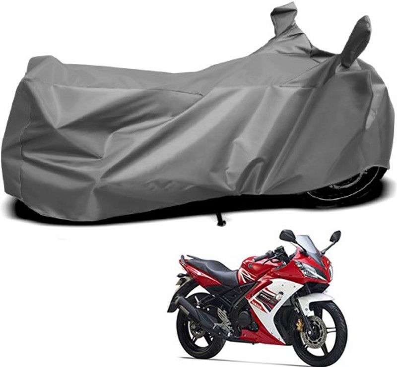 THE REAL ARV Waterproof Two Wheeler Cover for Yamaha  (R15 s, Grey)