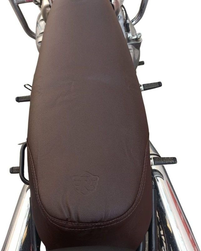 Sahara Seats Sahara SeatsRoyal Enfield Interceptor 650 Brown Soft Foam cushion Seat Cover Single Bike Seat Cover For Royal Enfield NA