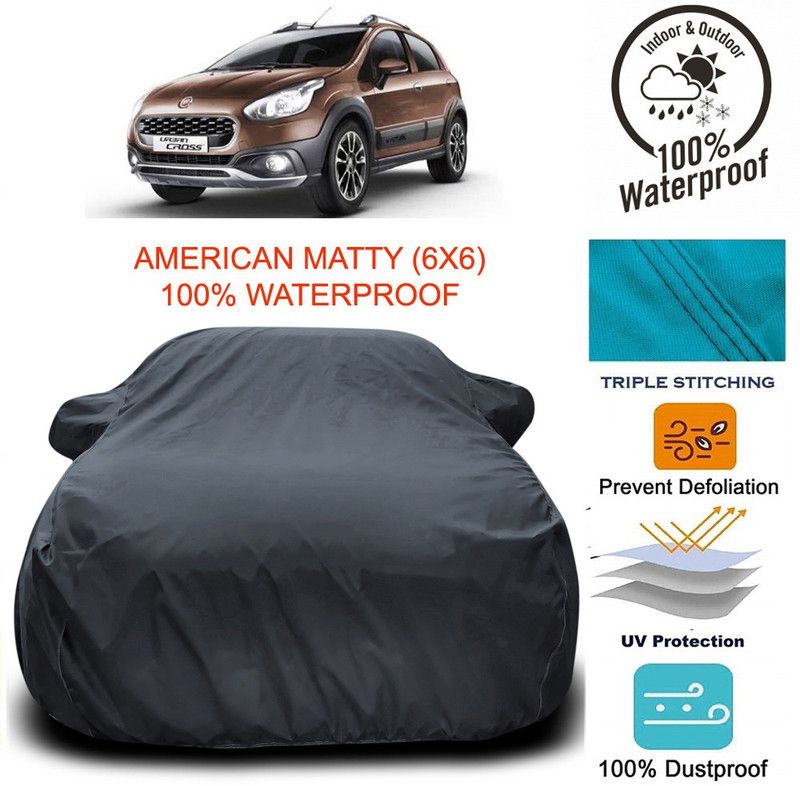 Dvis Car Cover For Fiat Urban Cross (With Mirror Pockets)  (Grey)