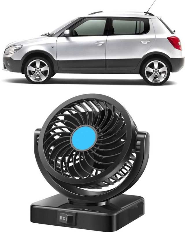 Amulite Cooling Car Fan 360 Degree Rotatable For vehicle-El_ 480 Car Interior Fan  (12 V)