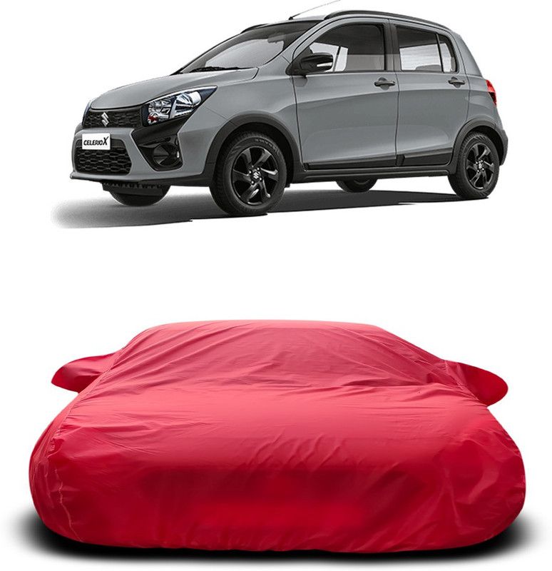 Ascension Car Cover For Maruti Suzuki Celerio X (With Mirror Pockets)  (Red)
