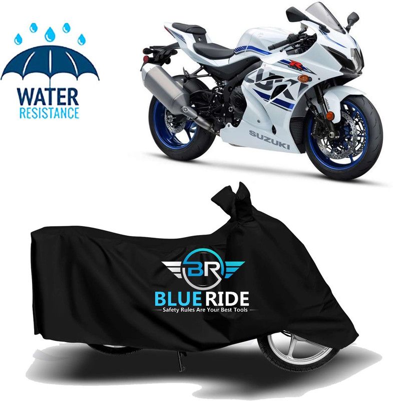 BLUERIDE Two Wheeler Cover for Suzuki  (GSX-R1000 ABS, Black)