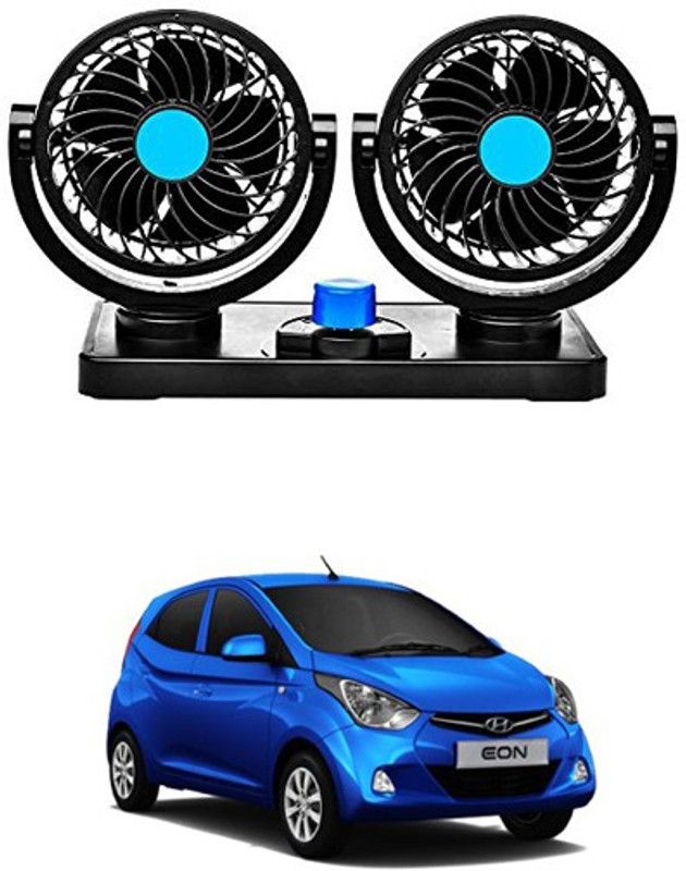 RKPSP 360 Degree Car Fan - 12V,Dual Head Fans,Car dashboard fan For Eon Car Interior Fan  (12 V)