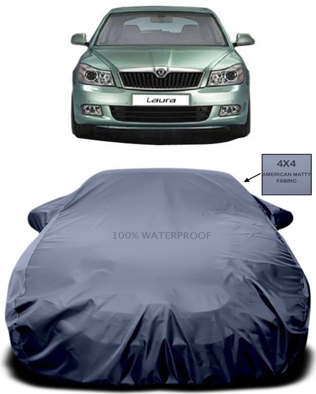 AUTOGARH Car Cover For Skoda Laura (With Mirror Pockets)  (Grey)