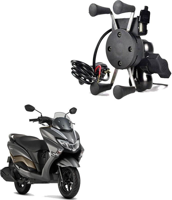 Vagary MULTIFUNCTIONAL BIKE MOBILE CHARGER MOBILE HOLDER WITH UNIVERSAL FITTING FOR BIKES SCOOTER SCOOTY-398 1.2 A Bike Mobile Charger