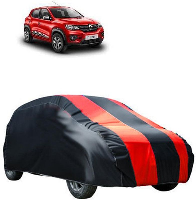 QualityBeast Car Cover For Renault Universal For Car (Without Mirror Pockets)  (Maroon, Black)