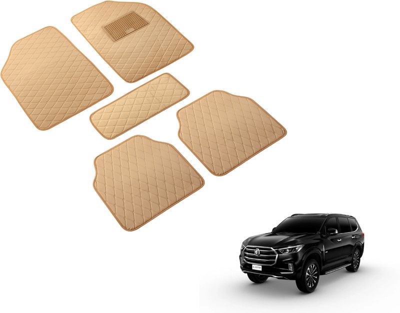 MOCKHE Leatherite Standard Mat For MG Gloster  (Beige)