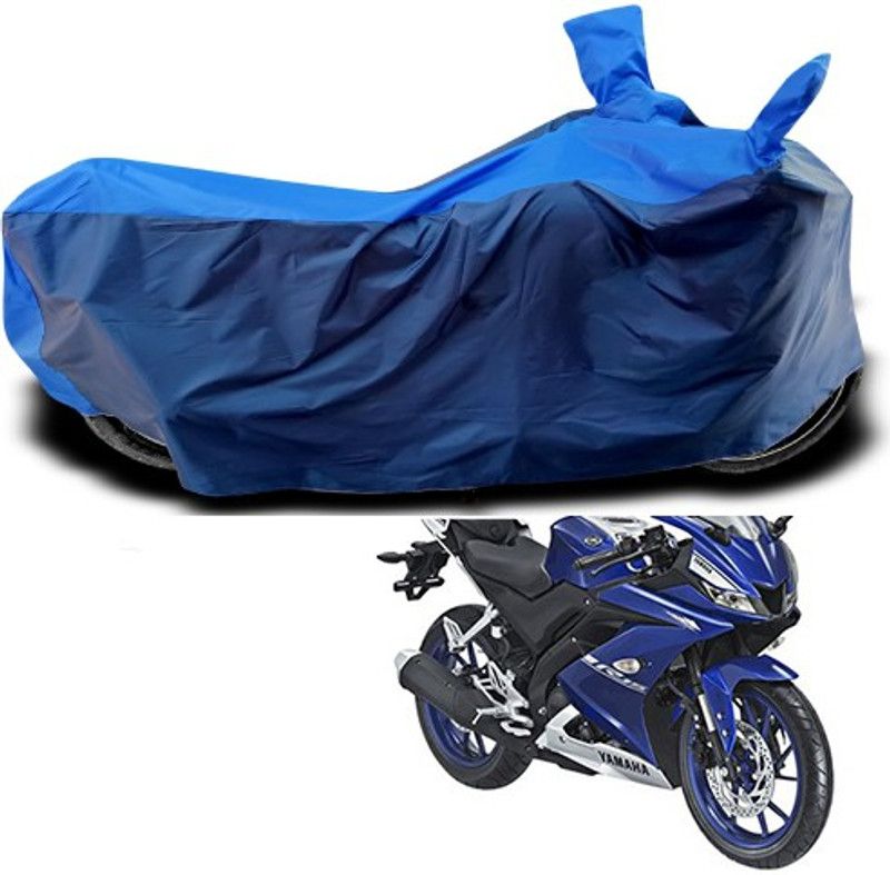 THE REAL ARV Waterproof Two Wheeler Cover for Yamaha  (R15, Blue)