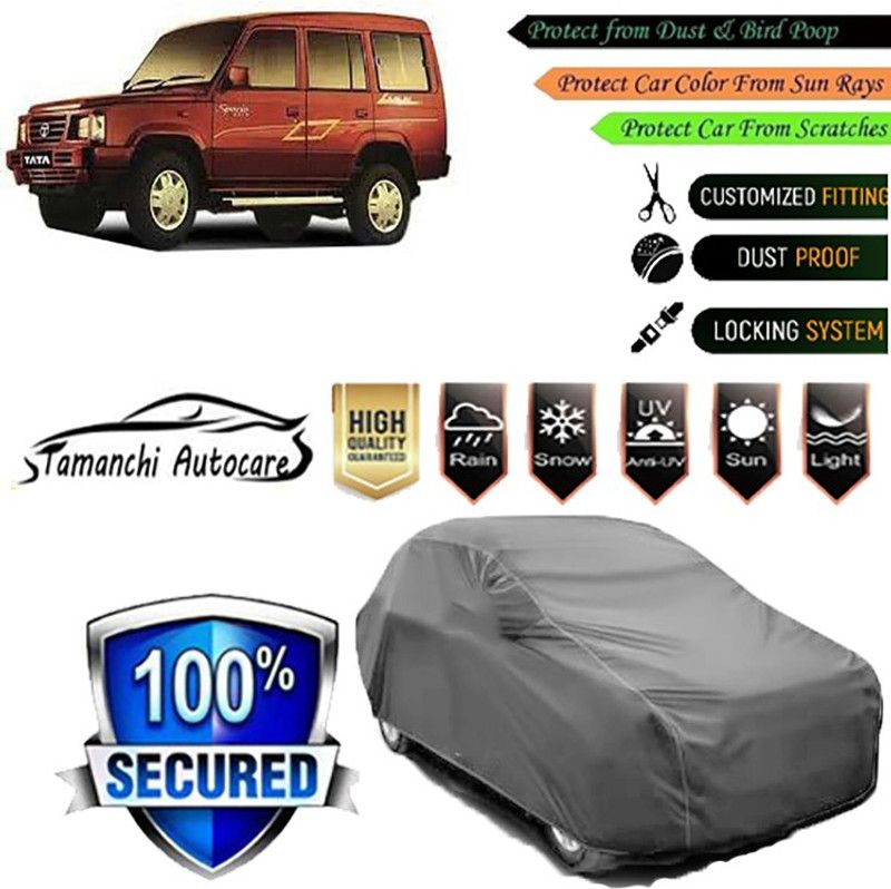 Tamanchi Autocare Car Cover For Tata Spacio  (Grey)