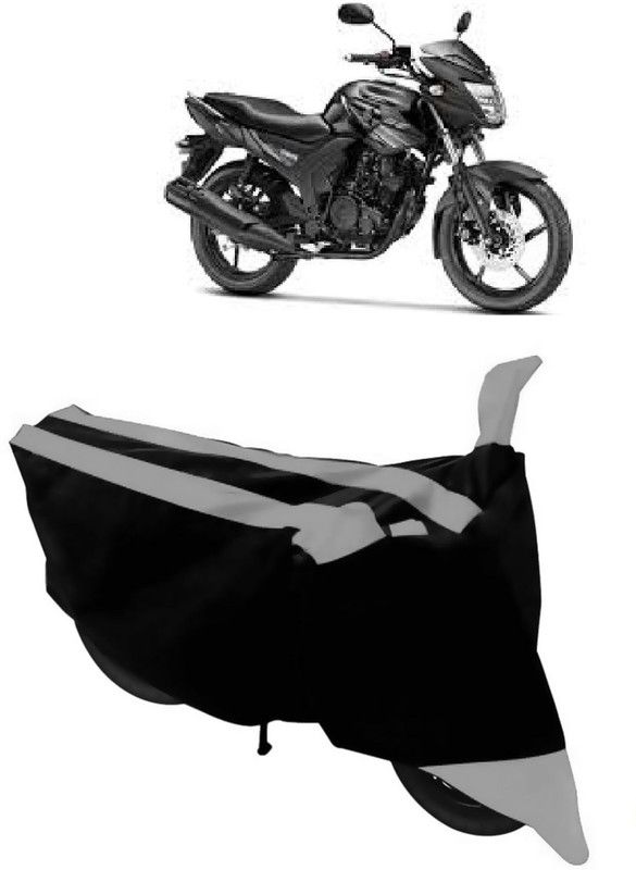 HEMSKAR Two Wheeler Cover for Yamaha  (SZ R, Grey, Black)